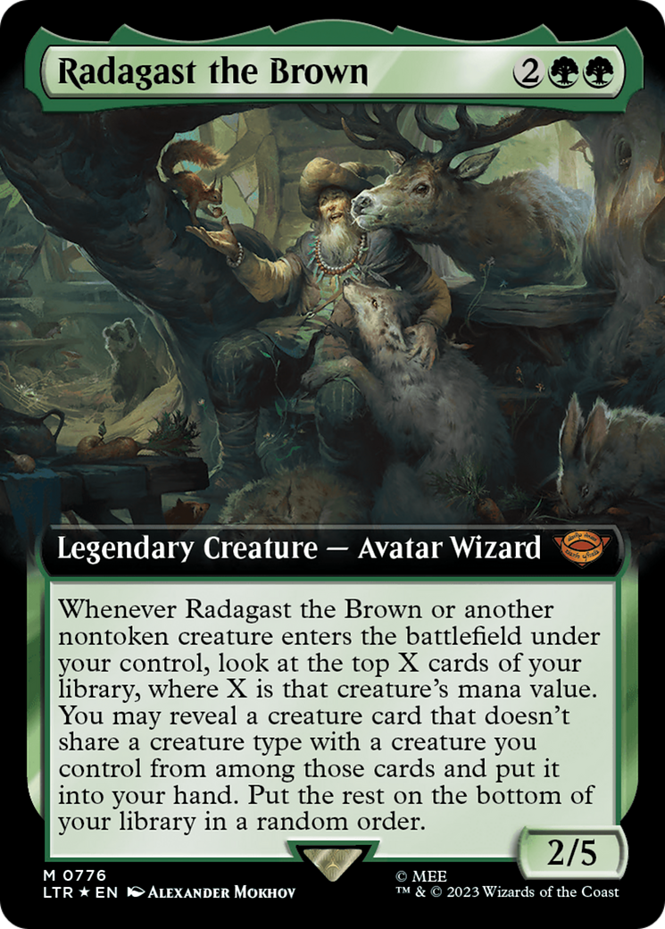 Radagast the Brown (Extended Art) (Surge Foil) [The Lord of the Rings: Tales of Middle-Earth] | Card Citadel