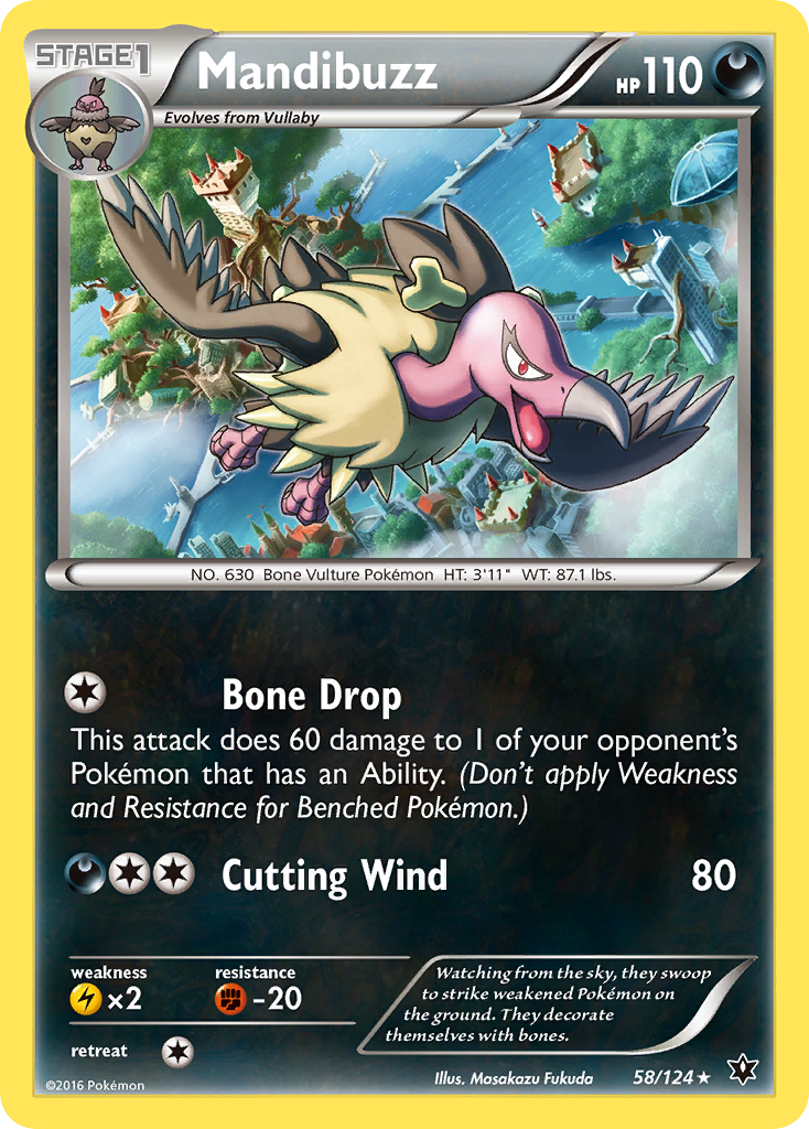 Mandibuzz (58/124) [XY: Fates Collide] | Card Citadel