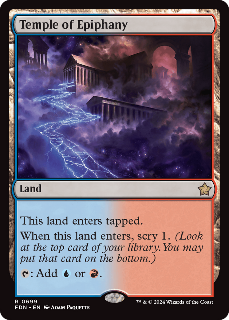 Temple of Epiphany [Foundations] | Card Citadel