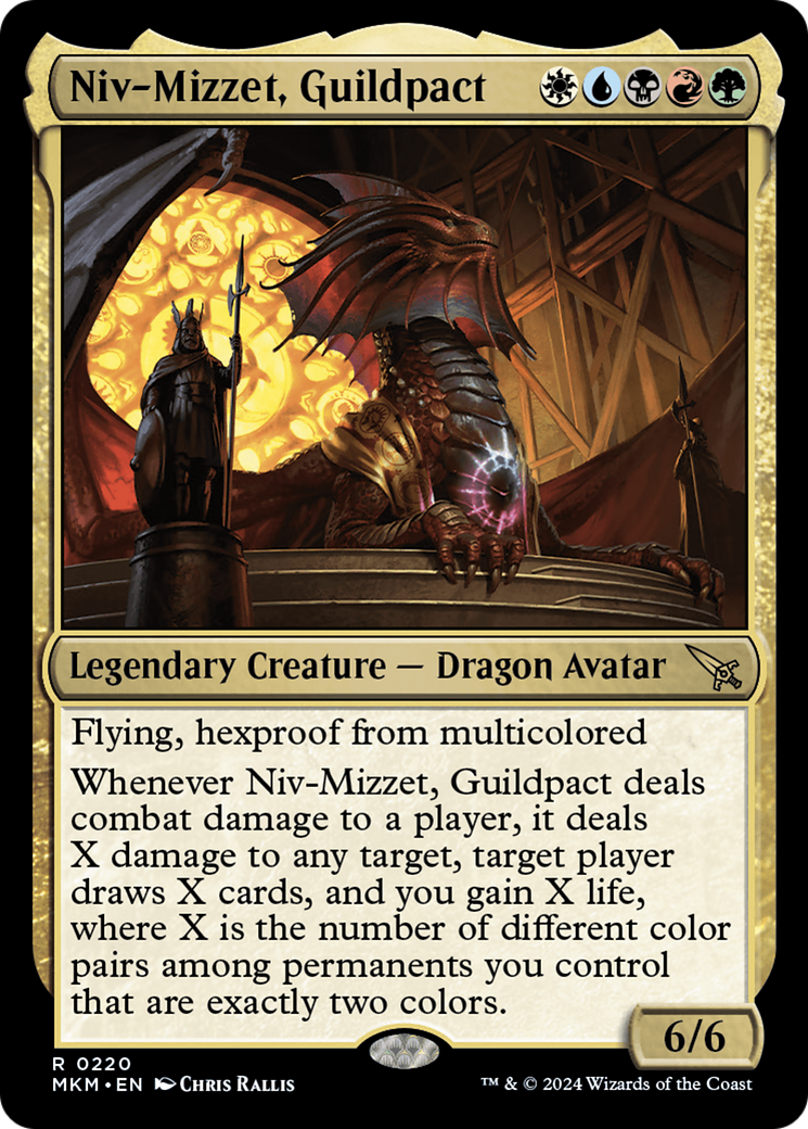 Niv-Mizzet, Guildpact [Murders at Karlov Manor] | Card Citadel