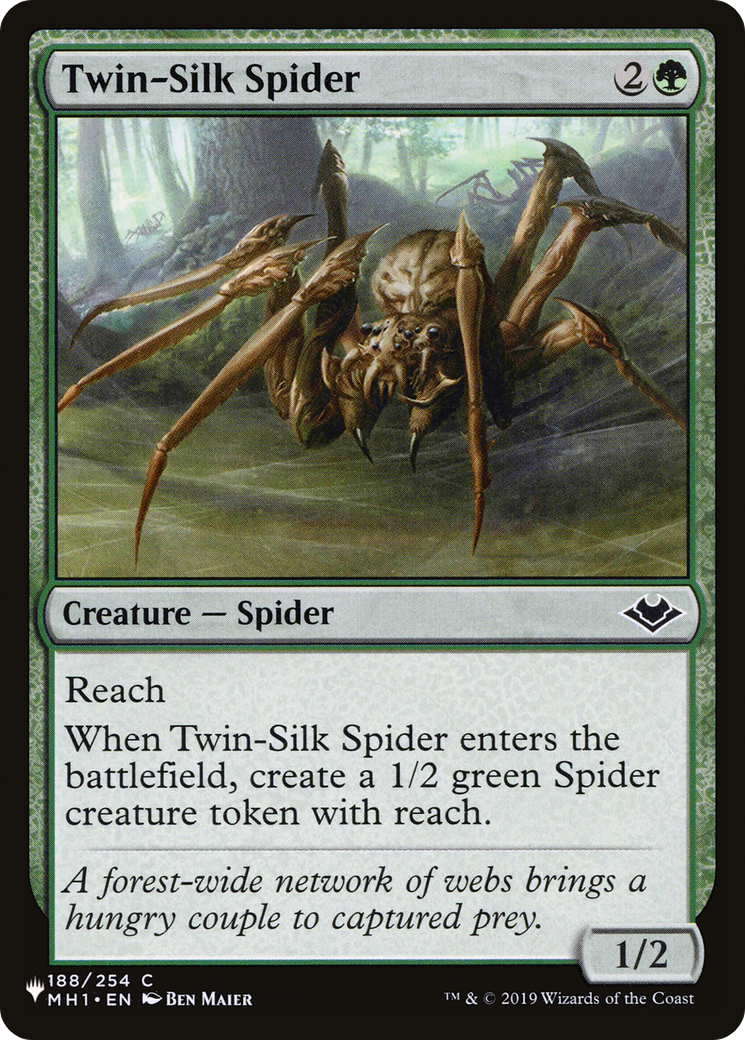 Twin-Silk Spider [The List Reprints] | Card Citadel