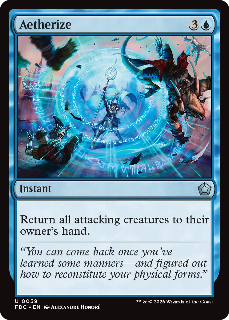 Aetherize [Foundations Commander] | Card Citadel
