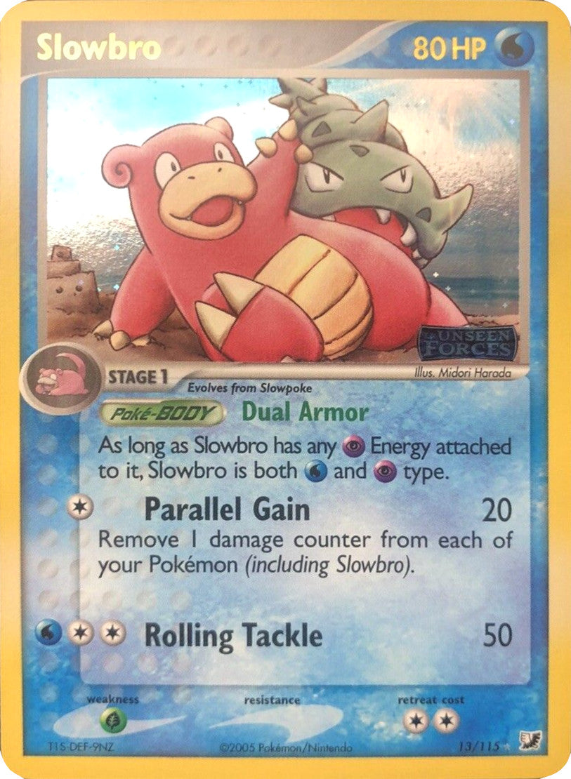 Slowbro (13/115) (Stamped) [EX: Unseen Forces] | Card Citadel