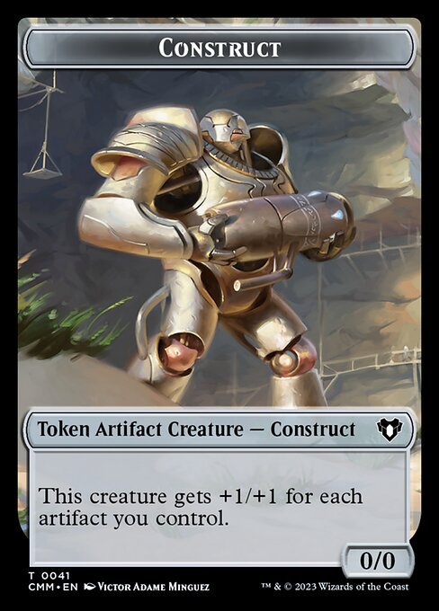 Spirit (0039) // Construct (0041) Double-Sided Token [Commander Masters Tokens] | Card Citadel