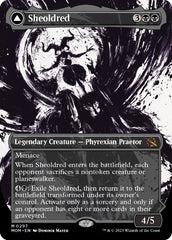 Sheoldred // The True Scriptures (Showcase Planar Booster Fun) [March of the Machine] | Card Citadel