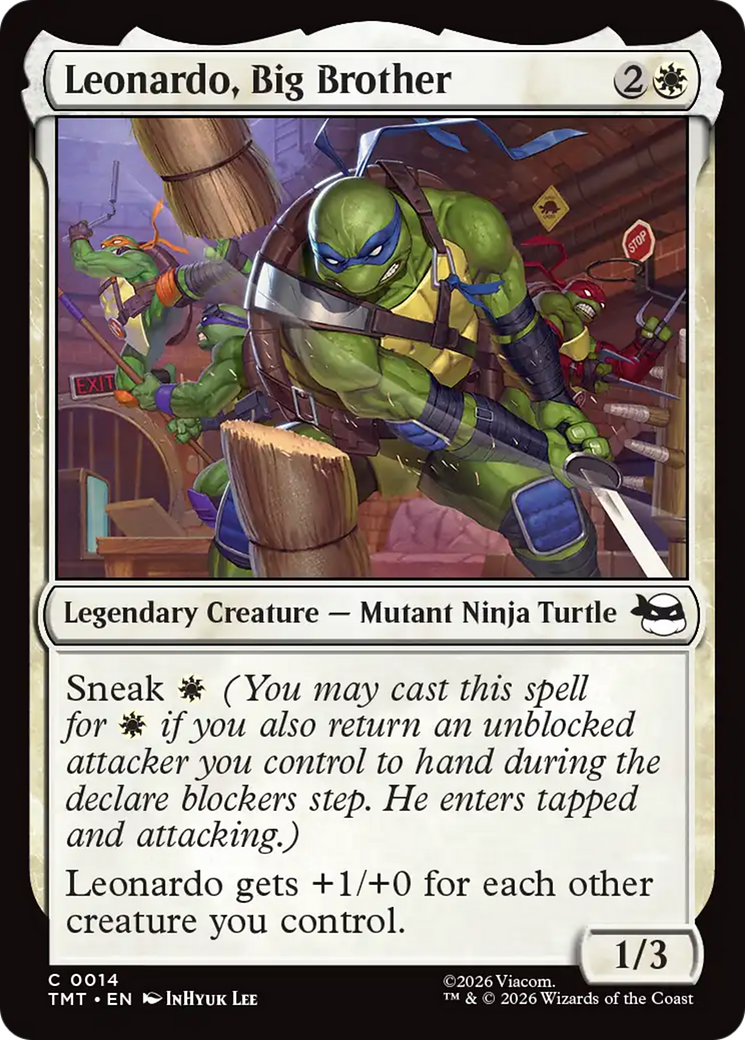 Leonardo, Big Brother [Teenage Mutant Ninja Turtles] | Card Citadel