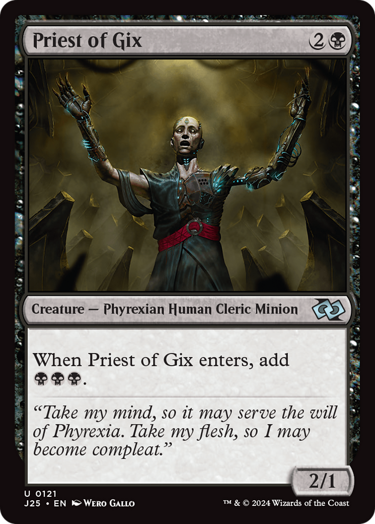 Priest of Gix [Foundations Jumpstart] | Card Citadel