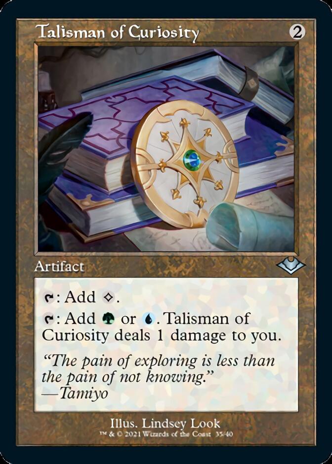 Talisman of Curiosity (Retro) [Modern Horizons] | Card Citadel