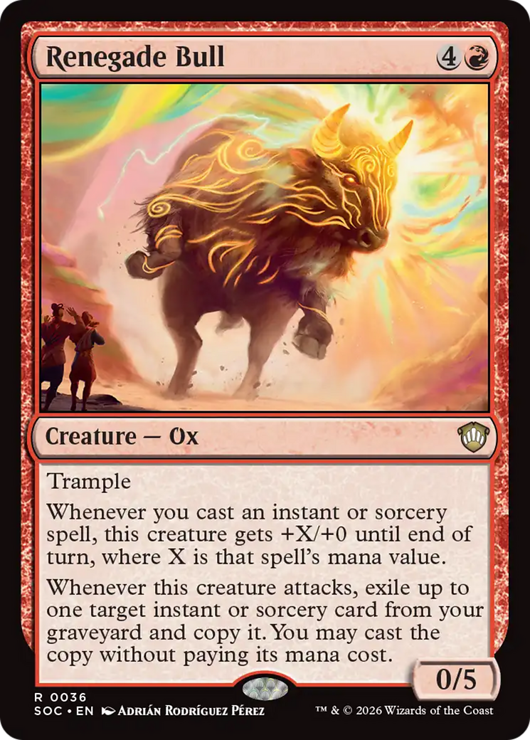 Renegade Bull [Secrets of Strixhaven Commander] | Card Citadel