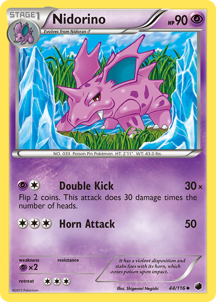 Nidorino (44/116) [Black & White: Plasma Freeze] | Card Citadel