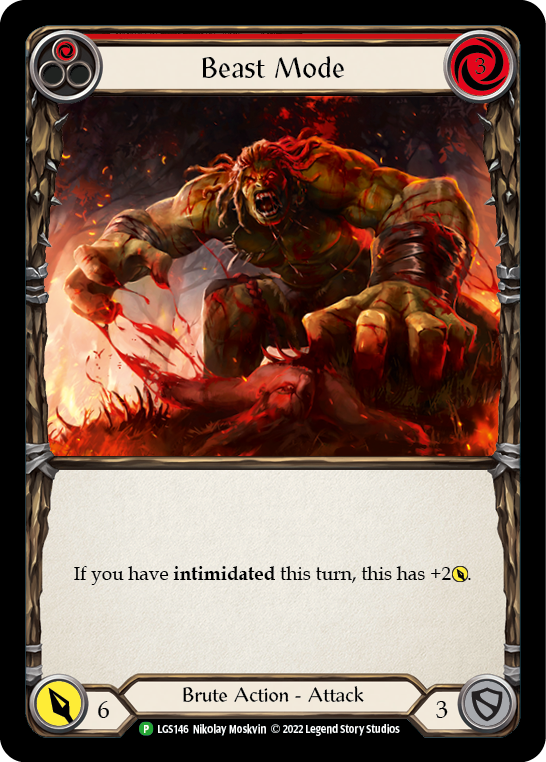 Beast Mode (Red) [LGS146] (Promo)  Rainbow Foil | Card Citadel