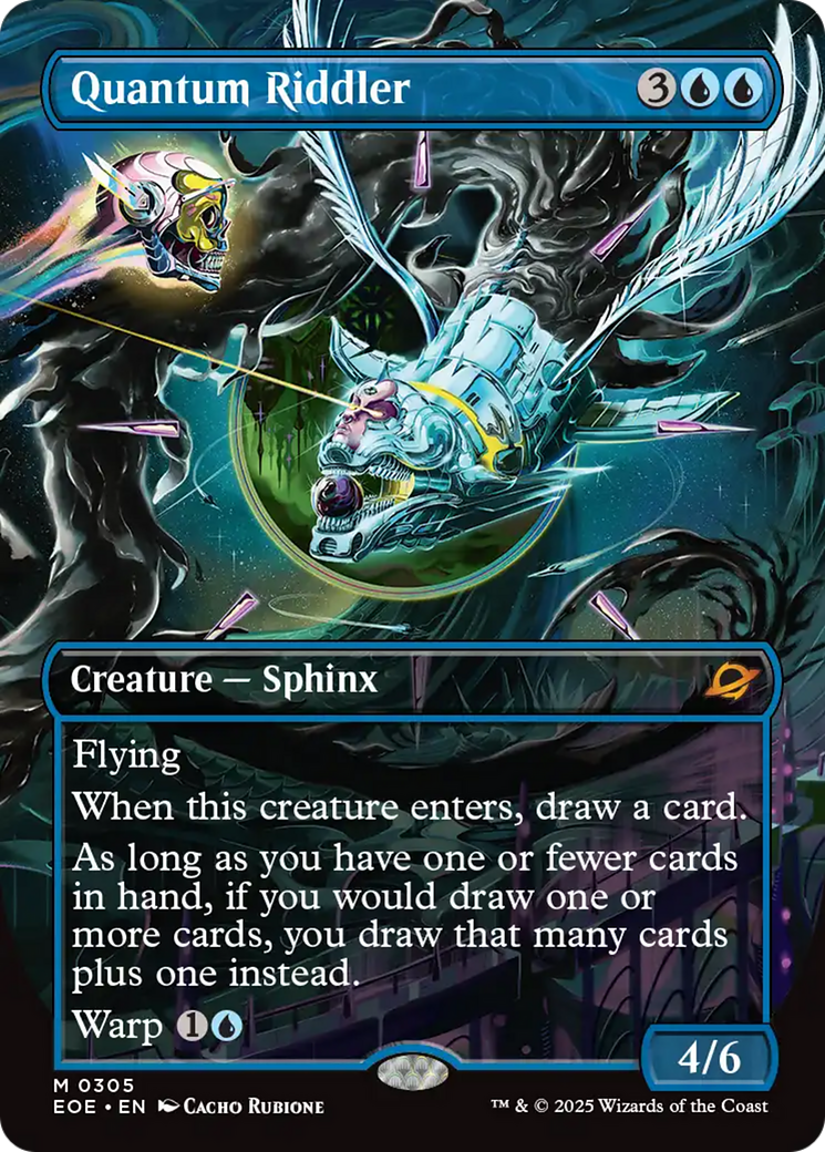 Quantum Riddler (Borderless) [Edge of Eternities] | Card Citadel
