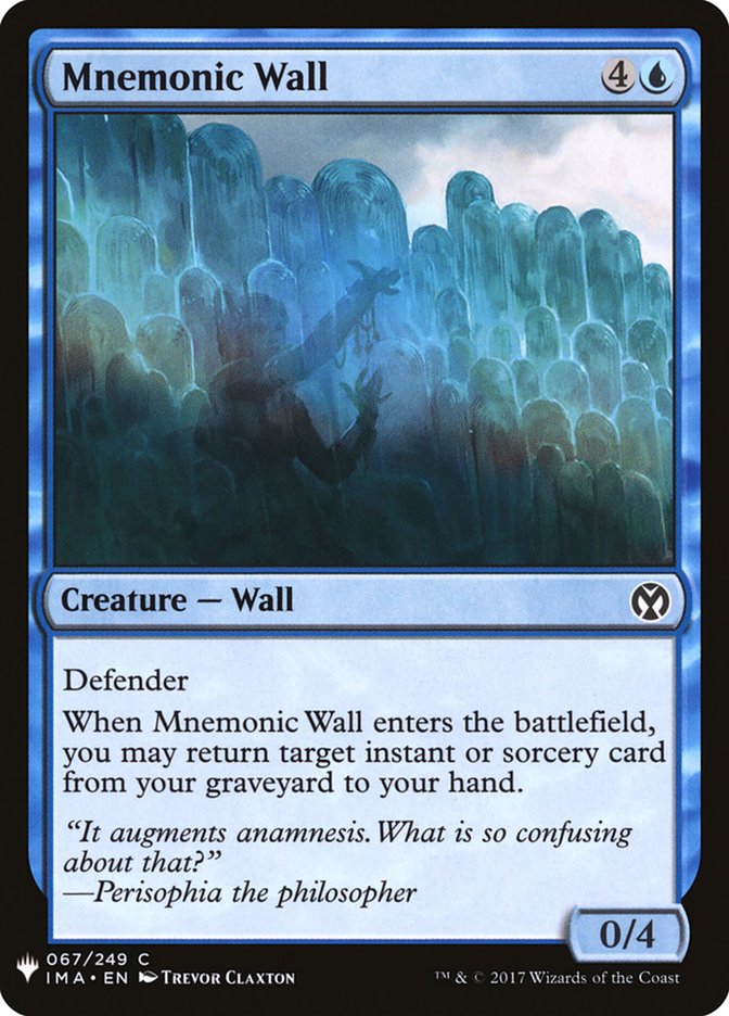 Mnemonic Wall [Mystery Booster] | Card Citadel