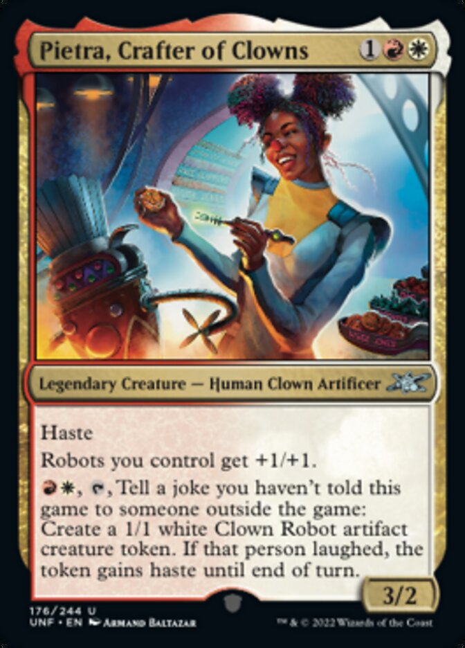 Pietra, Crafter of Clowns [Unfinity] | Card Citadel