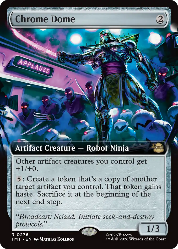 Chrome Dome (Extended Art) [Teenage Mutant Ninja Turtles] | Card Citadel