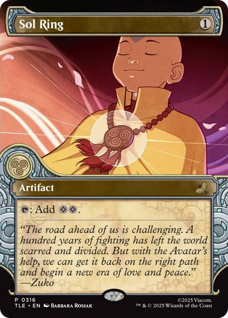 Sol Ring (Showcase) [Avatar: The Last Airbender: Eternal-Legal] | Card Citadel