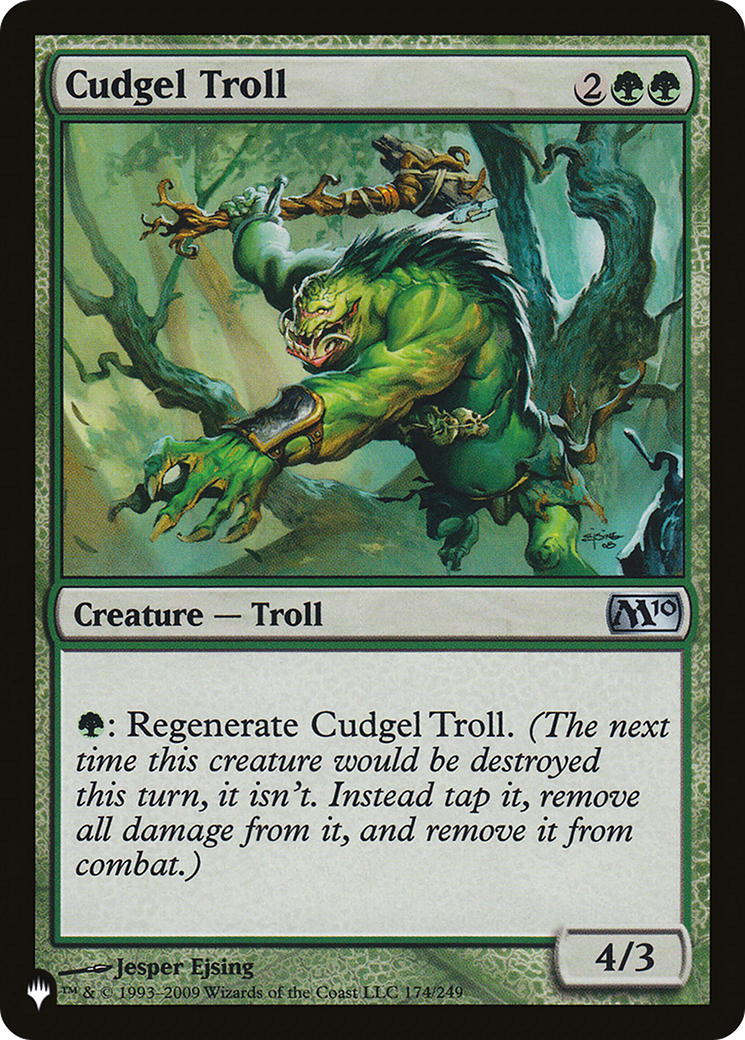 Cudgel Troll [The List Reprints] | Card Citadel