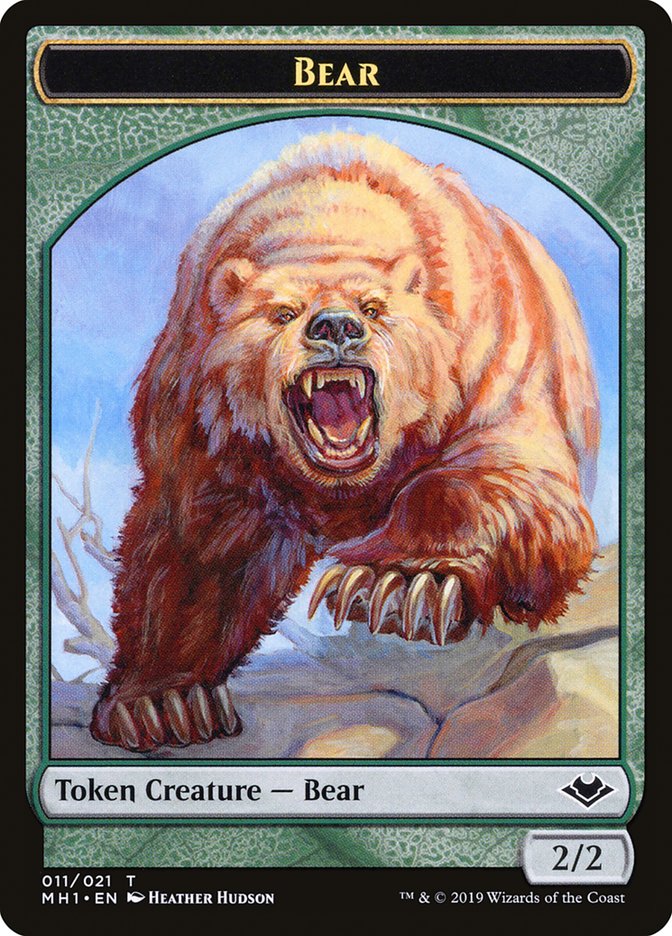 Illusion // Bear Double-Sided Token [Modern Horizons Tokens] | Card Citadel