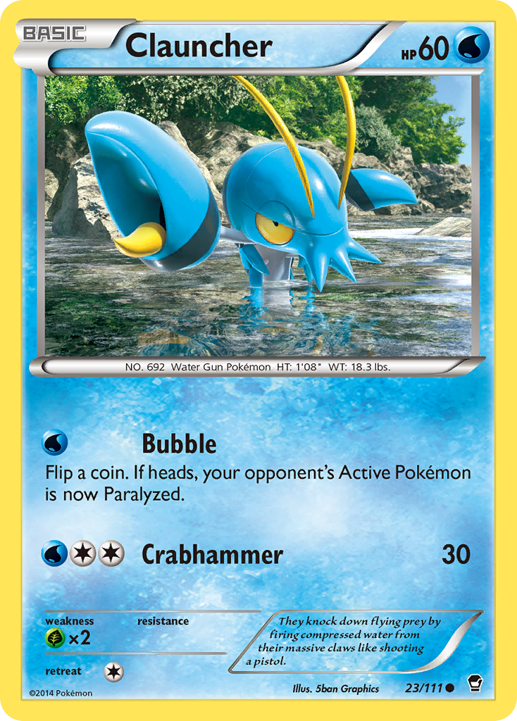 Clauncher (23/111) [XY: Furious Fists] | Card Citadel
