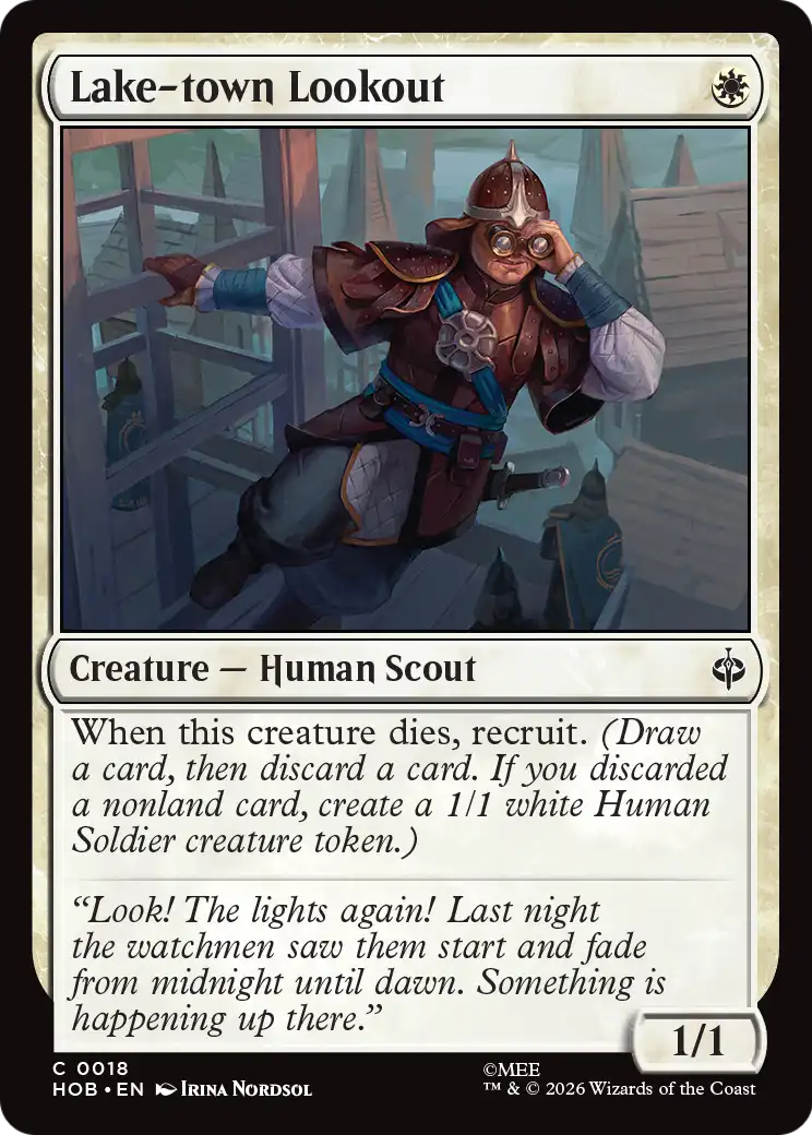 Lake-town Lookout [The Hobbit] | Card Citadel