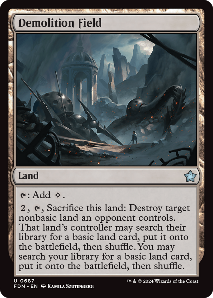 Demolition Field [Foundations] | Card Citadel