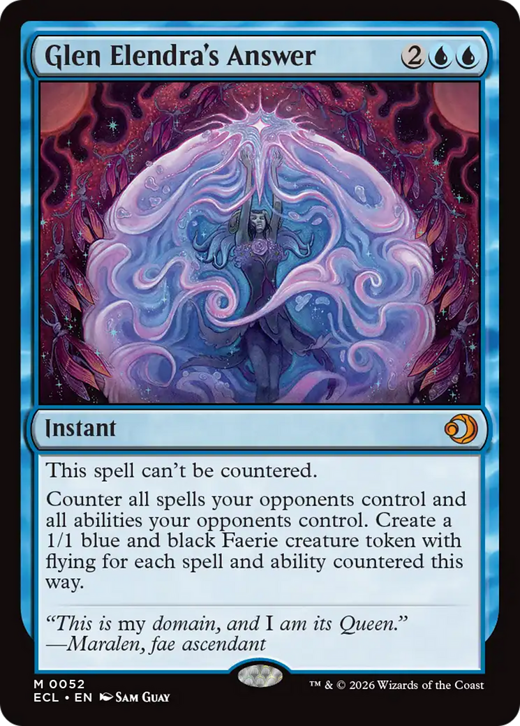 Glen Elendra's Answer [Lorwyn Eclipsed] | Card Citadel