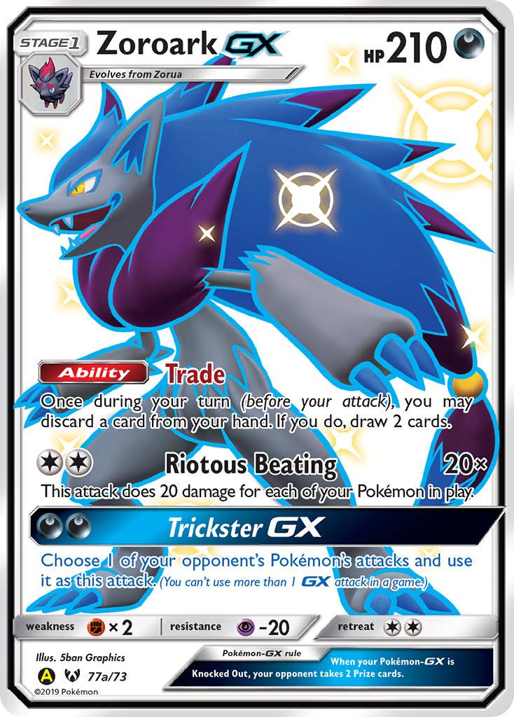 Zoroark GX (77a/73) [Alternate Art Promos] | Card Citadel