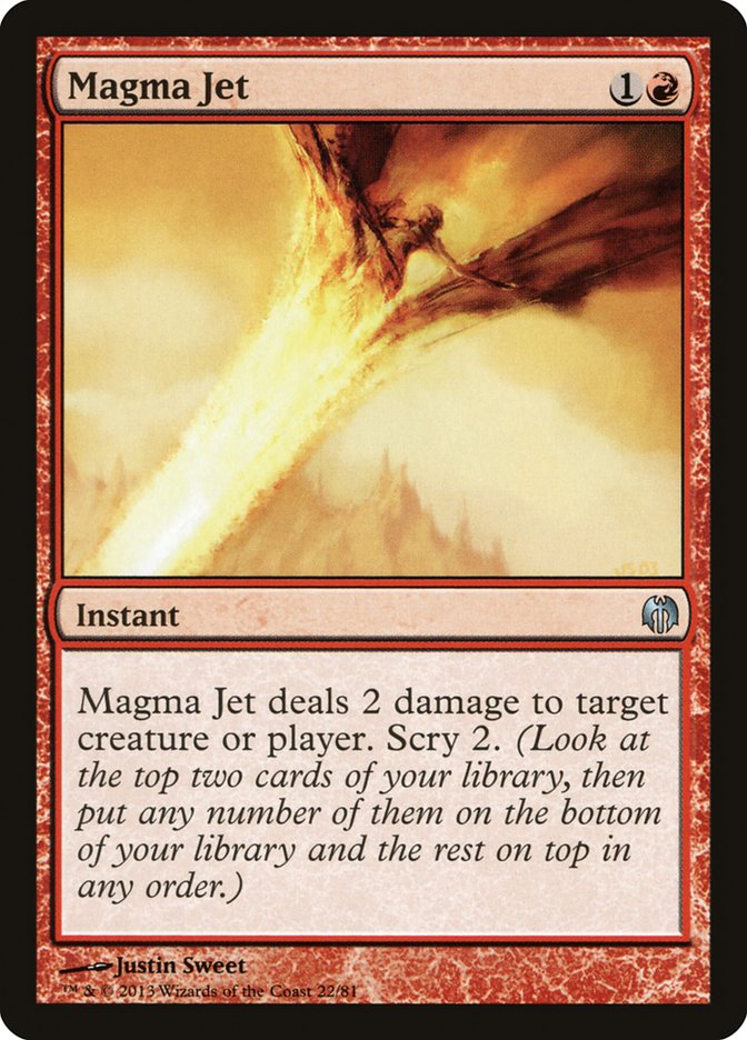 Magma Jet [Duel Decks: Heroes vs. Monsters] | Card Citadel