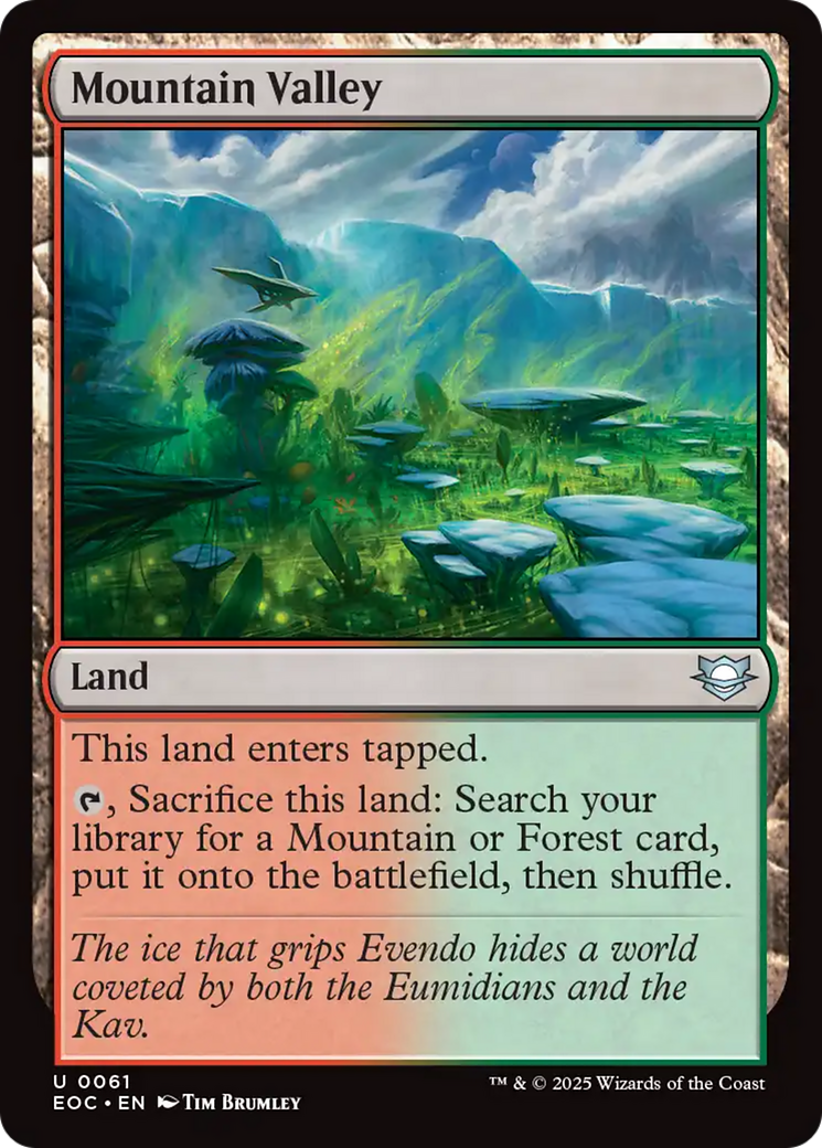 Mountain Valley [Edge of Eternities Commander] | Card Citadel