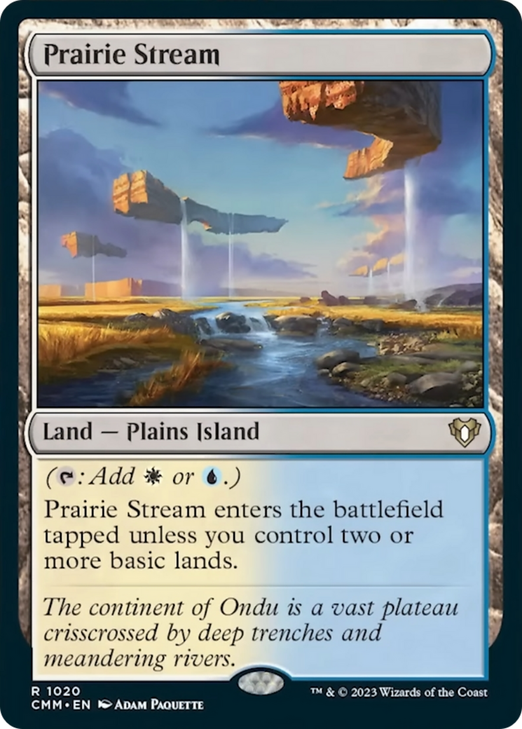 Prairie Stream [Commander Masters] | Card Citadel