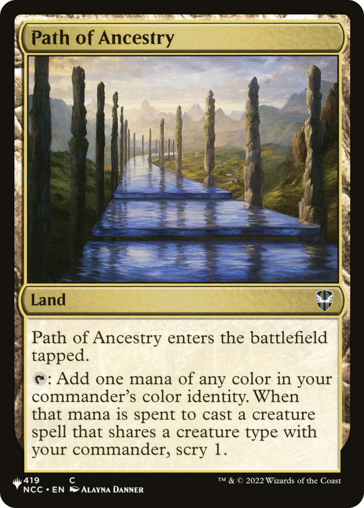 Path of Ancestry (NCC) [The List] | Card Citadel