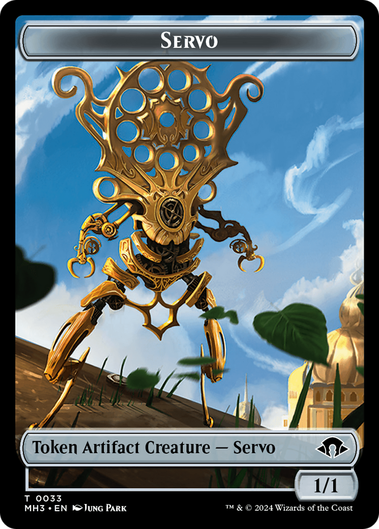 Servo // Kraken Double-Sided Token [Modern Horizons 3 Tokens] | Card Citadel