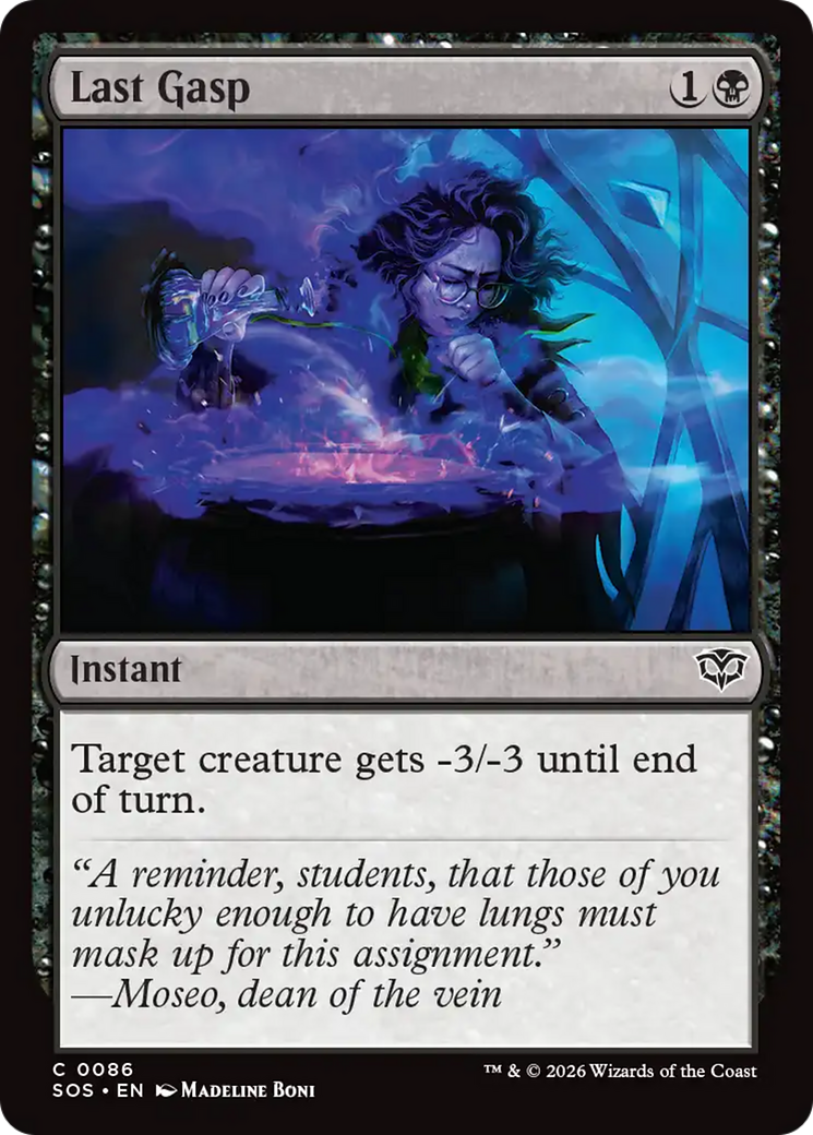 Last Gasp [Secrets of Strixhaven] | Card Citadel