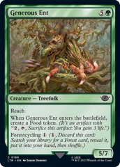 Generous Ent [The Lord of the Rings: Tales of Middle-Earth] | Card Citadel