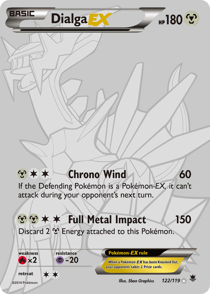 Dialga EX (122/119) [XY: Phantom Forces] | Card Citadel