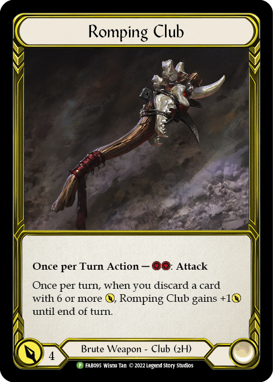 Romping Club (Golden) [FAB095] (Promo)  Cold Foil | Card Citadel