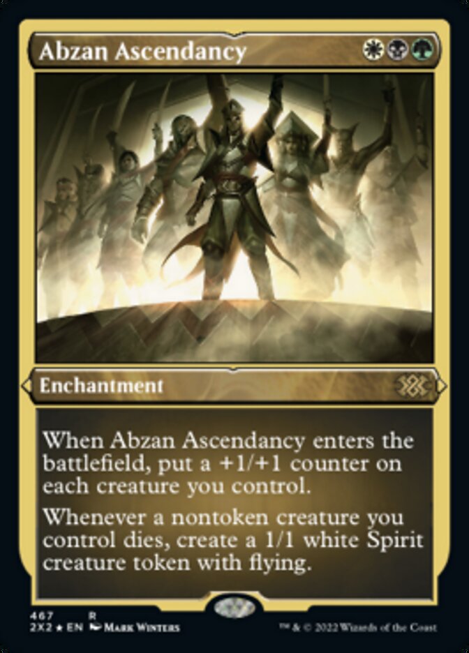 Abzan Ascendancy (Foil Etched) [Double Masters 2022] | Card Citadel