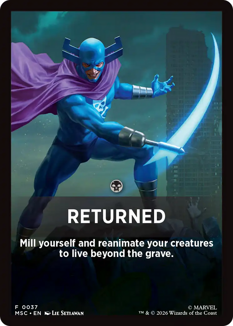 Returned Theme Card [Marvel Super Heroes Commander] | Card Citadel