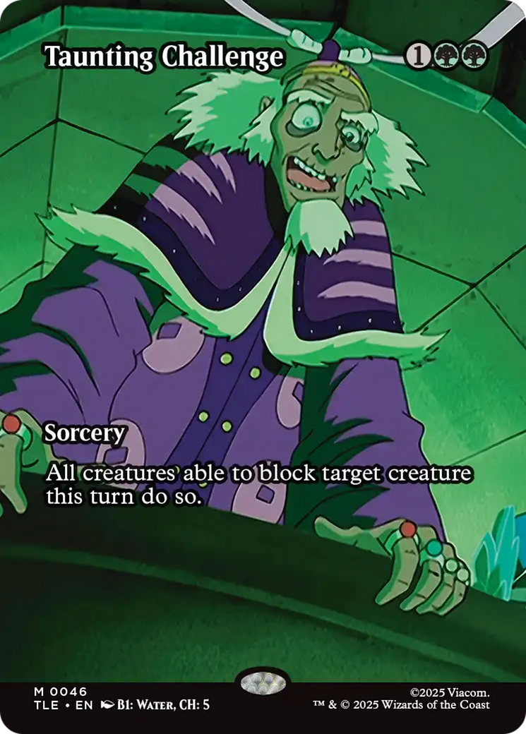 Taunting Challenge (Borderless) [Avatar: The Last Airbender: Eternal-Legal] | Card Citadel