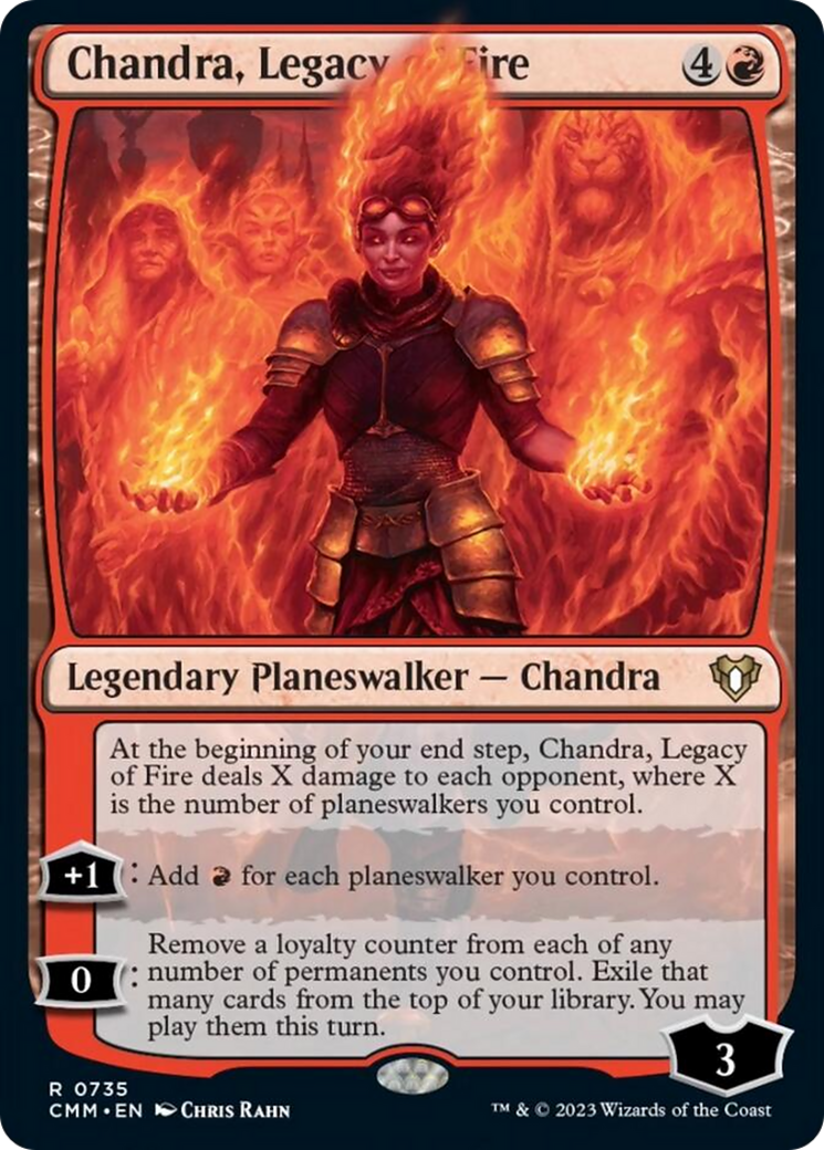 Chandra, Legacy of Fire [Commander Masters] | Card Citadel