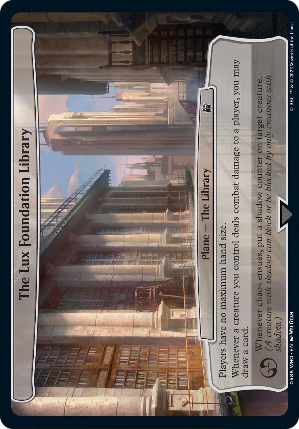 The Lux Foundation Library [Doctor Who] | Card Citadel