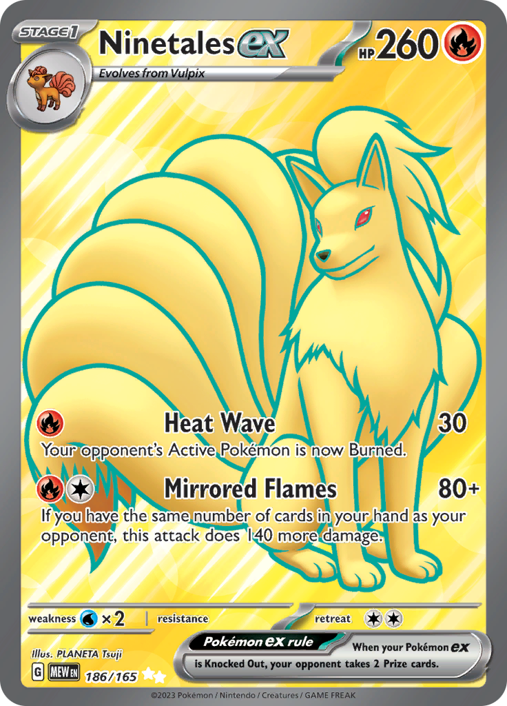 Ninetales ex (186/165) [Scarlet & Violet: 151] | Card Citadel