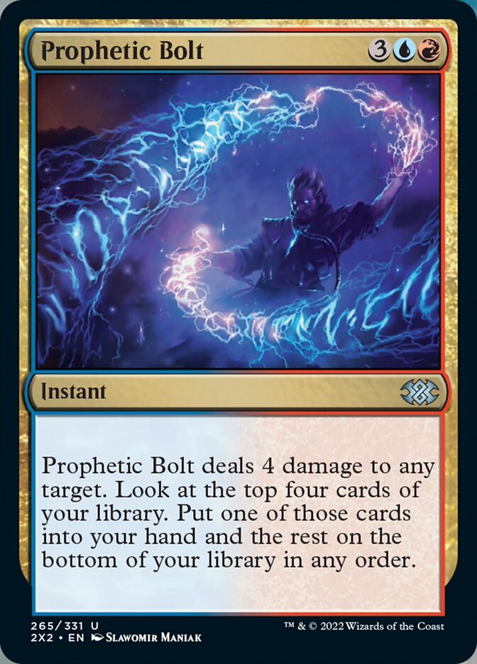 Prophetic Bolt [Double Masters 2022] | Card Citadel