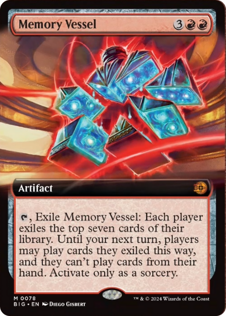 Memory Vessel (Extended Art) [Outlaws of Thunder Junction: The Big Score] | Card Citadel