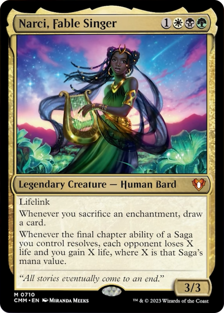 Narci, Fable Singer [Commander Masters] | Card Citadel