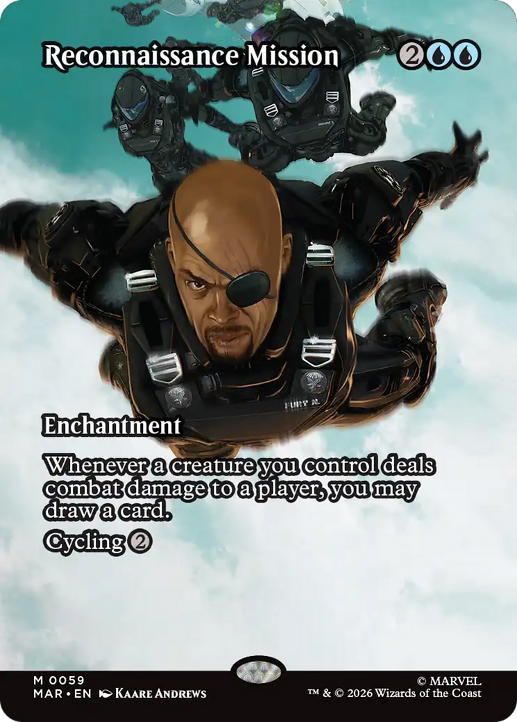 Reconnaissance Mission (Borderless) [Marvel Universe: Eternal-Legal] | Card Citadel