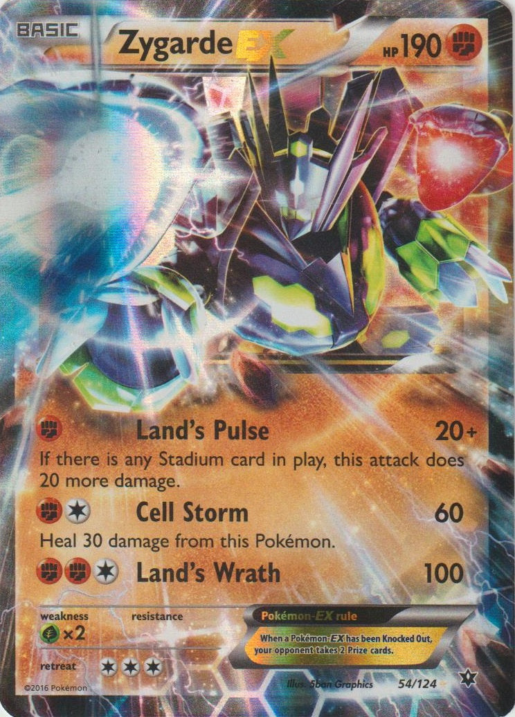 Zygarde EX (054/124) (Jumbo Card) [XY: Fates Collide] | Card Citadel