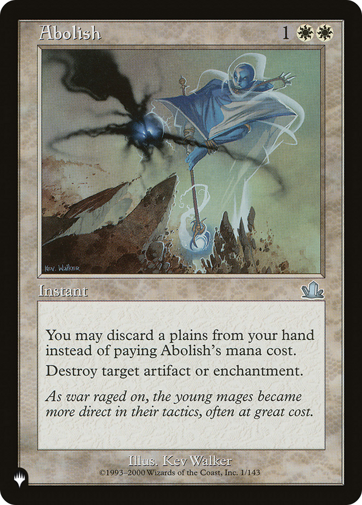 Abolish [The List] | Card Citadel