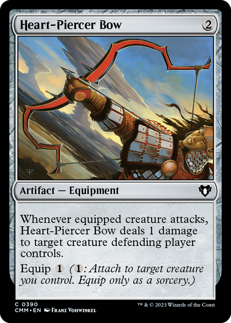 Heart-Piercer Bow [Commander Masters] | Card Citadel