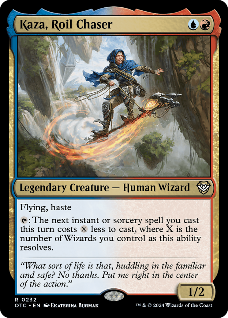 Kaza, Roil Chaser [Outlaws of Thunder Junction Commander] | Card Citadel